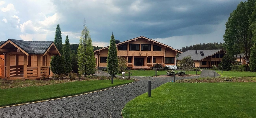 Загородная резиденция в стиле шале Охотничий клуб - фото 20 на сайте Holz House