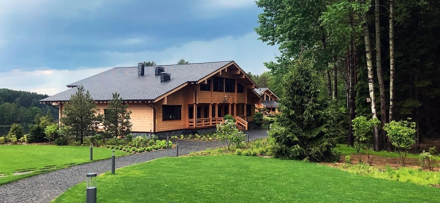 Загородная резиденция в стиле шале Охотничий клуб - фото 24 на сайте Holz House