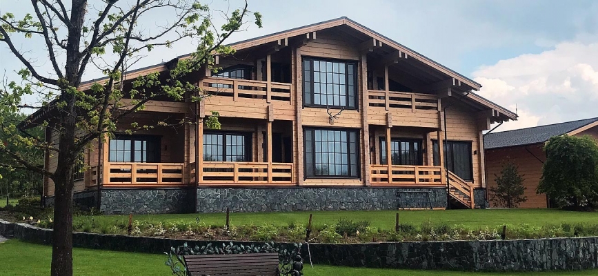 Загородная резиденция в стиле шале Охотничий клуб - фото 19 на сайте Holz House