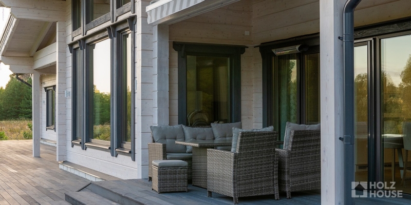 Дом из клееного бруса по проекту \"Лиссабон\" Фото 27