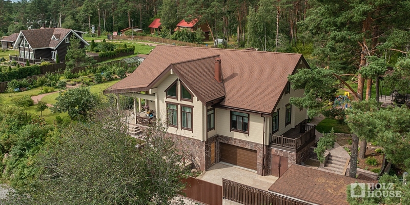 Современный дом из клееного бруса по проекту Модена - фото 12 на сайте Holz House