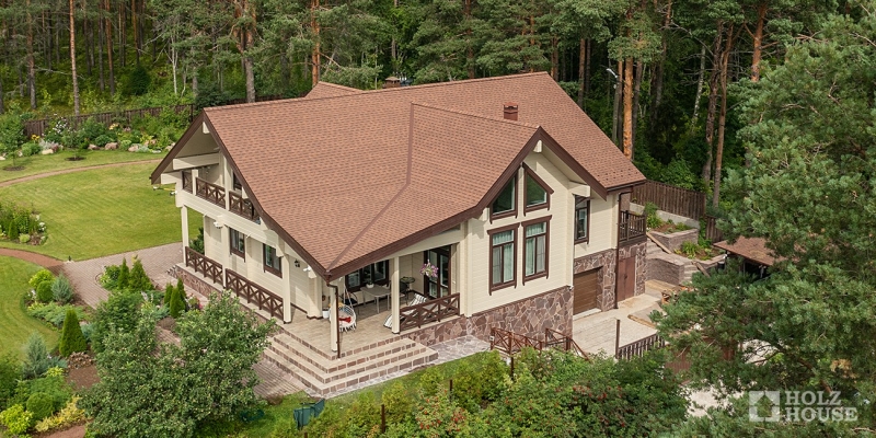 Современный дом из клееного бруса по проекту Модена - фото 13 на сайте Holz House