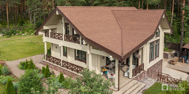 Современный дом из клееного бруса по проекту Модена - фото 9 на сайте Holz House