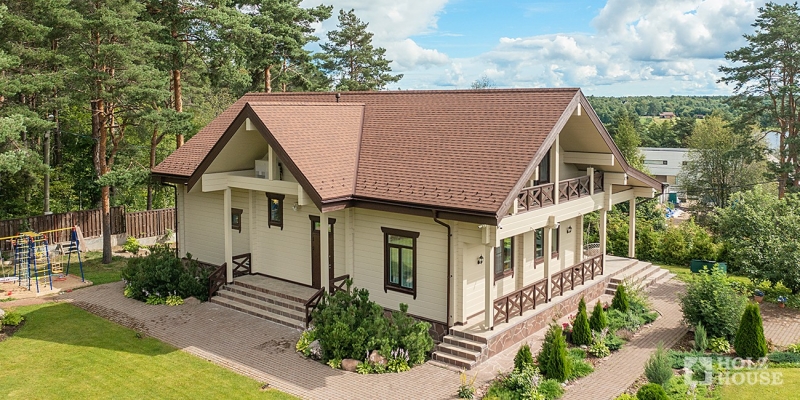 Современный дом из клееного бруса по проекту Модена - фото 2 на сайте Holz House