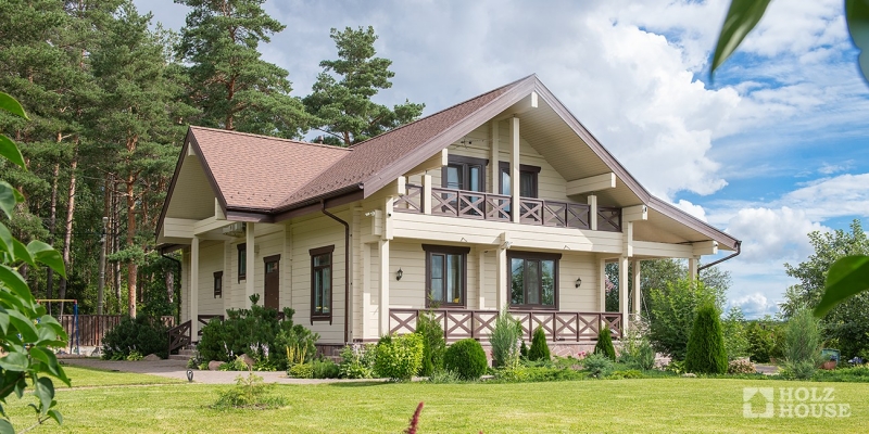 Современный дом из клееного бруса по проекту Модена - фото 7 на сайте Holz House