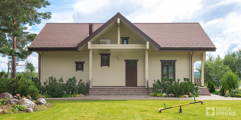 Современный дом из клееного бруса по проекту Модена - фото 4 на сайте Holz House