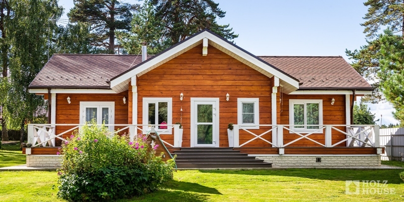 Одноэтажный дом для круглогодичного проживания по проекту Рейкьявик - фото 9 на сайте Holz House