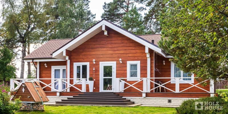 Одноэтажный дом для круглогодичного проживания по проекту Рейкьявик - фото 13 на сайте Holz House