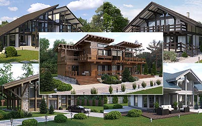 Новые проекты от компании Holz House