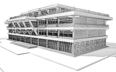 Holz House построит офисный центр из клееного бруса площадью 3500 кв.м.