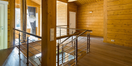 Двухэтажный дом в альпийском стиле с террасой и балконом по проекту Австрия v2 - фото 35 на сайте Holz House