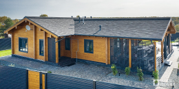 Одноэтажный дом с террасой в скандинавском стиле по проекту Веллингтон - фото 14 на сайте Holz House