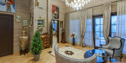 Загородная резиденция в стиле шале Охотничий клуб - фото 50 на сайте Holz House