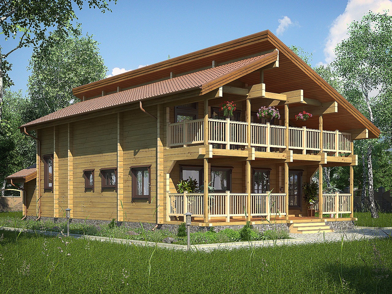 Проекты Прованс Holz House 2