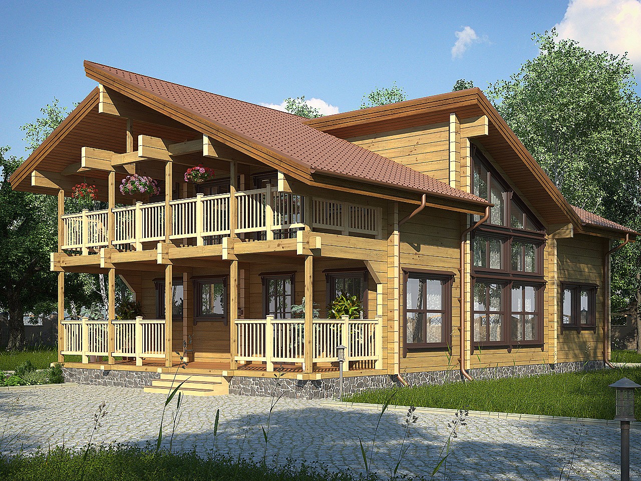 Проекты Прованс Holz House 1