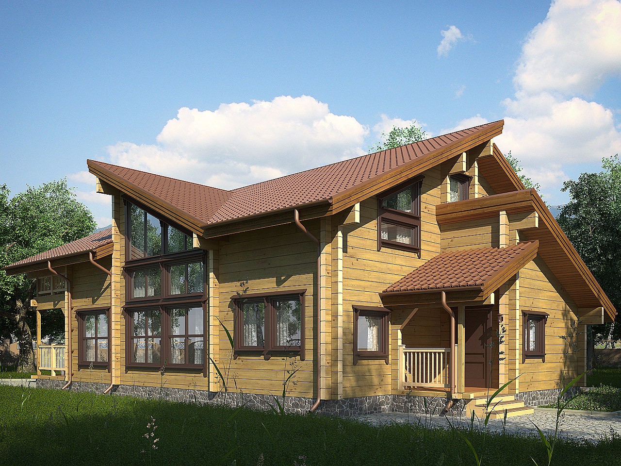 Проекты Прованс Holz House 3